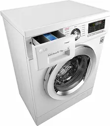 Прально-сушильна машина LG F1296CDS3, 6кг (3кг), 1200, П, Пар, глибина 44см, Дисплей, Інвертор, Білий (F1296CDS3) - мініатюра 8