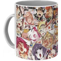 Кухоль GeekLand Ахегао Ahegao anime А 02.02 330 мл білий - мініатюра 3