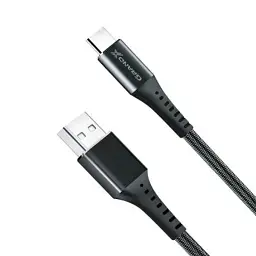 Дата кабель USB 2.0 AM to USB-C 1.2m Black Grand-X (FC-12B) - мініатюра 2