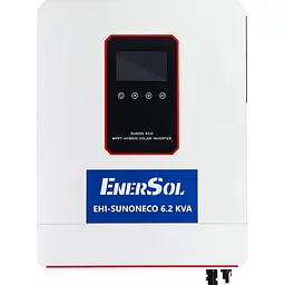 Гібридний сонячний інвертор EnerSol EHI-SUNONECO6.2KW + EnerSol EB-SK LiFePO4 5120Wh [122703] - мініатюра 2