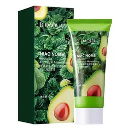 Пінка для вмивання Bioaqua Niacinome Avocado з екстрактом авокадо 100 г