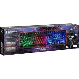 Клавіатура  Defender Spark GK-300L USB UA Black (45302) - мініатюра 7