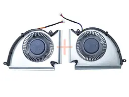 Вентилятор (кулер) для MSI GP76 Leopard GE76 Raider PABD1A010SH DC12V (CPU+GPU) Пара. - мініатюра 2
