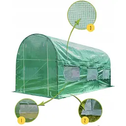 Парник-теплиця Funfit Garden 9 м² 450х200х200 см - мініатюра 3