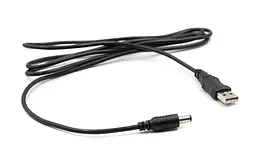 Кабель живлення PowerPlant 2.0 USB - DC 5.5x2.1 5V, 1 м