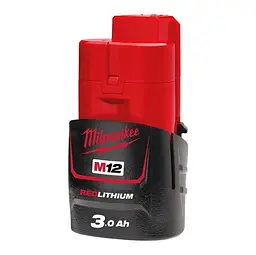 Акумулятор Redlithium M12 12В 3А·год 0.2кг Milwaukee hoz0014276 - мініатюра 2