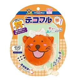 М'яка іграшка DoggyMan Decorated Lion 19х15х5 см із пищалкою для собак міні та малих порід