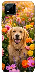 TPU чохол Demsky Flowery labrador для Realme C11 (2021)