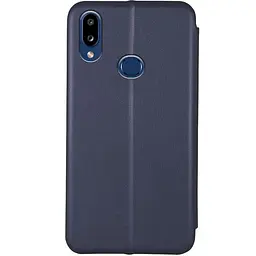 Шкіряний чохол-книжка Classy для Samsung Galaxy A10s Темно-синій - мініатюра 2