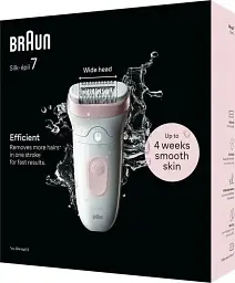 Епілятор Braun Silk-epil 7 SE 7-000 Білий UA - мініатюра 3