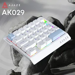 Клавіатура Ajazz AK029 Ice Island Magnetic Switch USB UA White/Blue (AK029-I-WB) - мініатюра 6