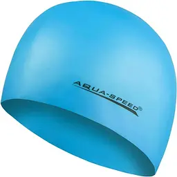 Шапочка для плавання Aqua Speed Mega Світло-Блакитний (1000-100-30)