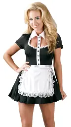 Костюм Cottelli Collection Maids Dress XL чорний - мініатюра 3