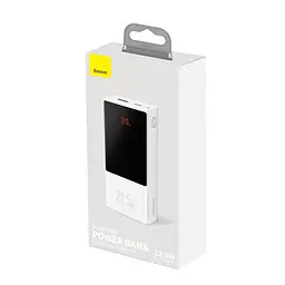 Портативна батарея Powerbank Baseus Super Xiaomini Digital Display 10000 mAh 22.5W PPMN-A02 White - мініатюра 2