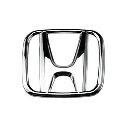 Емблема Honda Хром 65х79 мм (на двосторонньому скотчі) 17853