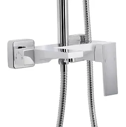 Душова система універсальна Qtap Gemini Chrome/White з виливом QTGEM111CRW45687 - мініатюра 2