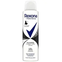 Антиперспірант Rexona Невидимий на чорному і білому 150 мл (8712561844857/8720181564123)