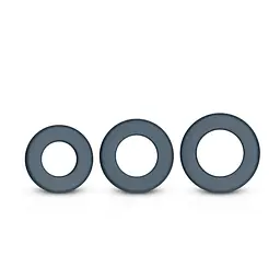 Набір ерекційних кілець Boners 3-Piece Hefty Cock Ring Set - мініатюра 4