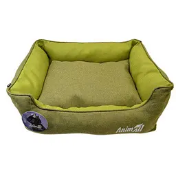 Лежанка AnimAll Anna L Salad для собак та котів салатова 65×51×18 см