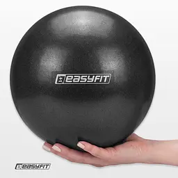 М'яч для пілатеса EasyFit 25 см чорний - мініатюра 8
