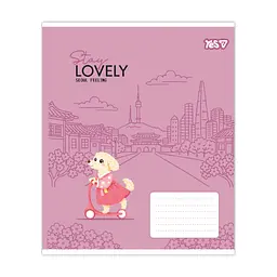 Зошит Yes Stay lovely А5 12 аркушів коса лінія (768767), в асортименті - мініатюра 4