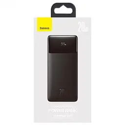 Портативна батарея Power bank Baseus Bipow Digital Display 10000mAh 20W (PPDML-L01) Чорний - мініатюра 6
