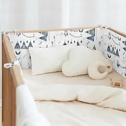 Бортики в дитяче ліжечко 30x120 DREAM WIGWAMS, блакитний (WeltBed_WigwamDream_30x120) - мініатюра 2