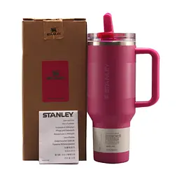 Термокухоль Stanley Quencher ProTour Flip Straw Tumbler з неіржавкої сталі Crimson 1,18 л KT6007887