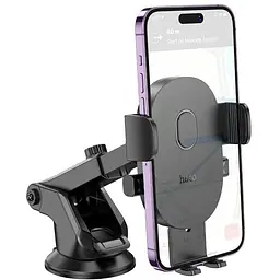 Тримач HOCO Mighty one-button car holder H19 (center console) - мініатюра 4