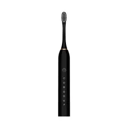 Ультразвукова зубна щітка з 4 насадками Sonic Toothbrush X-3 Black