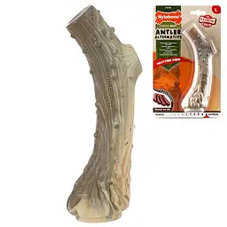 Nylabone Extreme Chew Antler 17.8x7x5.1 см Нилабон олений рог жевальна іграшка для собак смак оленини