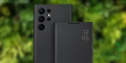 Чохол-книжка Smart LED Wallet View Cover EF-NG998PBEGRU для Samsung Galaxy S22 Ultra (6.8") Чорний - мініатюра 3