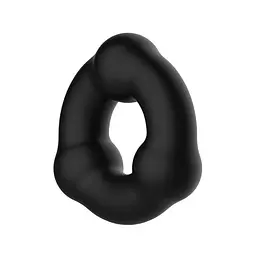 Ерекційне кільце Crazy Bull Super Soft Ring, 5.4 см (чорний) - мініатюра 2