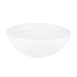 Умивальник Qtap Owl накладний кругла 400x400x155 мм White + донний клапан PU02, Білий - мініатюра 3