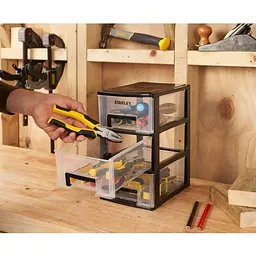 Ящик Stanley Essential M вертикальний з 3 висувними секціями пластмасовий 24x17x30 см (STST40711-1) - мініатюра 3
