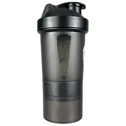 Шейкер Universal Nutrition Animal Smart Shaker (3-х компонентний), 600 мл - Black - мініатюра 2