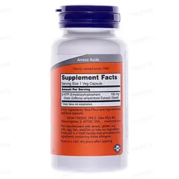 5-HTP Now Foods 100 мг у капсулах №60 - мініатюра 3