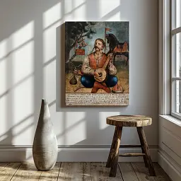 Інтер'єрна картина Козак Мамай - символ української свободи (1701-1800), Україна, істория, 60×45 см (id6921) - мініатюра 2