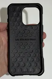 Оригінальний протиударний чохол для iPhone 16 PRO UAG Metropolis LT MagSafe Kevlar Black 114452113940 - мініатюра 7