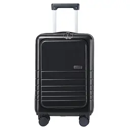 Валіза Semi Line 20 дюймів (S) T5964-2, ABS, з USB-зарядкою та відділенням для ноутбука, ручна поклажа, чорний - мініатюра 2