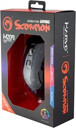 Миша Marvo M209 LED USB Black (M209) - мініатюра 5