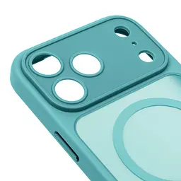 Чехол для Apple iPhone 17 Pro, Lush MagCase, бирюзовый, противоударная панель-накладка из TPU и PC, полупрозрачный чехол с MagSafe (с магнитом), с защитой камеры, поддержка беспроводной зарядки, защита всего корпуса, ArmorStandart (ARM87496) - мініатюра 4