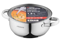 Каструля Ardesto Gemini Gourmet, з кришкою, нержавіюча сталь, 1,8 л (AR1918BC) - мініатюра 2