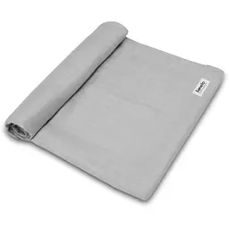 Дитяче покривало Lionelo Bamboo Swaddle Grey Stone 120х120 см сіре (LO-BAMBOO SWADDLE GREY STONE) - мініатюра 2