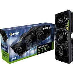 Відеокарта Palit GeForce RTX 5070 Ti GamingPro V1 [NE7507T019T2-GB2031Y] EU [152333]
