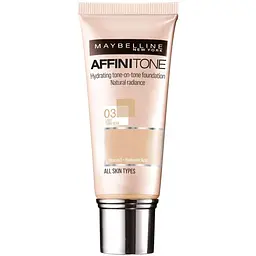 Тональний крем Maybelline New York Affinitone відтінок 03 (Light Beige) 30 мл