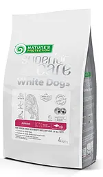 Сухий корм із білою рибою для юніорів усіх розмірів Nature's Protection Superior Care White Dogs White Fish Junior All Sizes, 4 кг