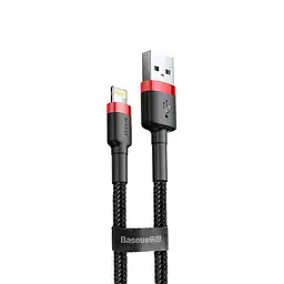 Кабель Baseus Cafule Lightning 1.5A (2m) red/black (CALKLF-C19)