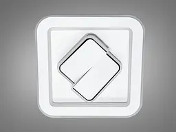 Світильник LED Diasha 4350-300, 30 см, 60W, 3300 lm, 3200K/4100K/6000K, акриловий плафон, для дому - мініатюра 4
