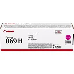 Картридж Canon 069H MF752Cdw/MF754Cdw/LBP673Cdw Magenta 5500 стор. teh0015538 - мініатюра 2
